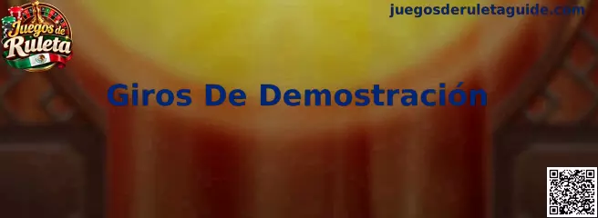 Giros de demostración en una interfaz de Juegos de Ruleta con saldo virtual